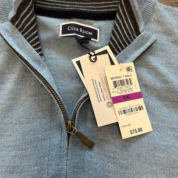 Clubroom /Macy’s Blue Pullover.XXL - Picture 2 of 6